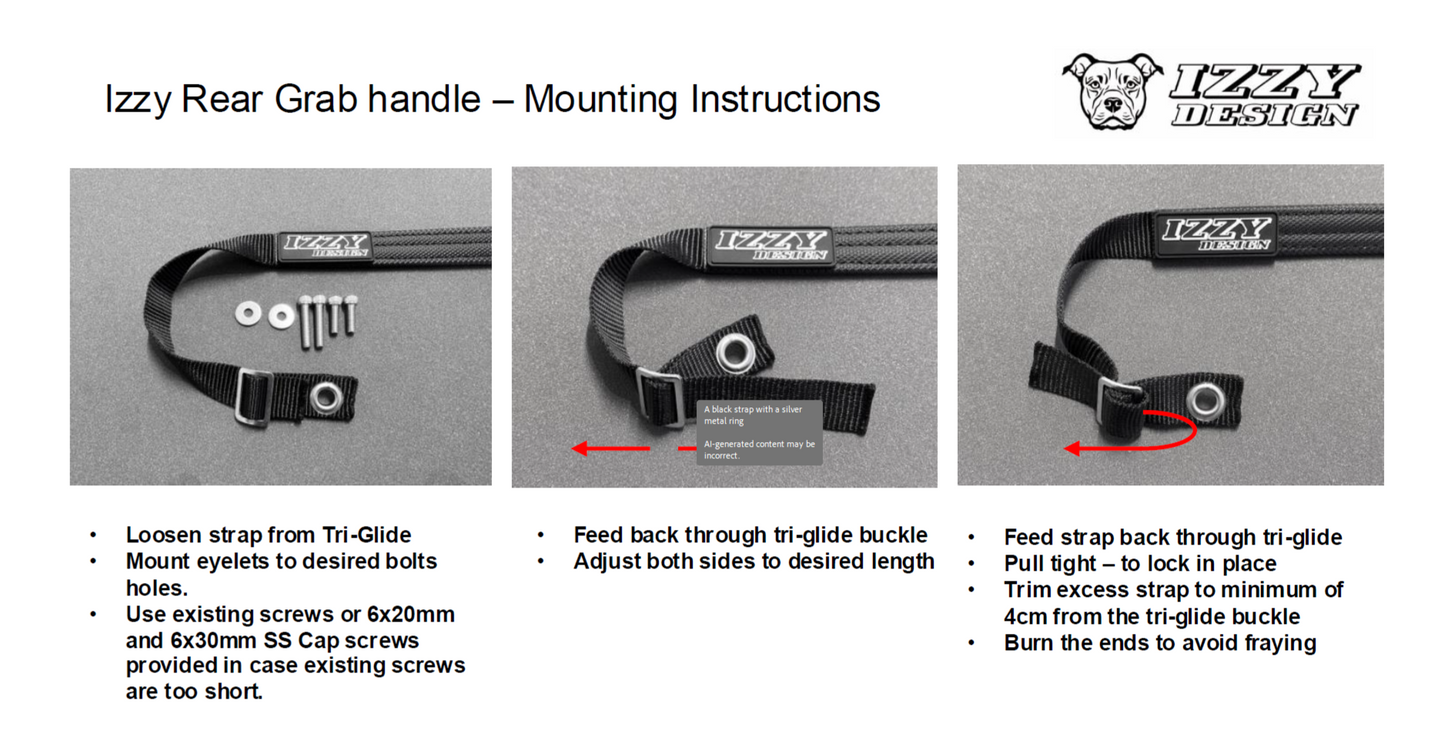 IZZY Rear Grab Handle